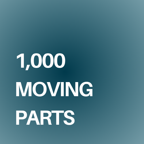 1,000 Moving Parts